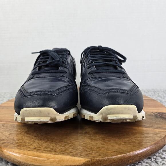 Adidas Originals White Mountaineering Racing 1 Blue Leather Sneaker Mens 10.5 - Picture 4 of 16